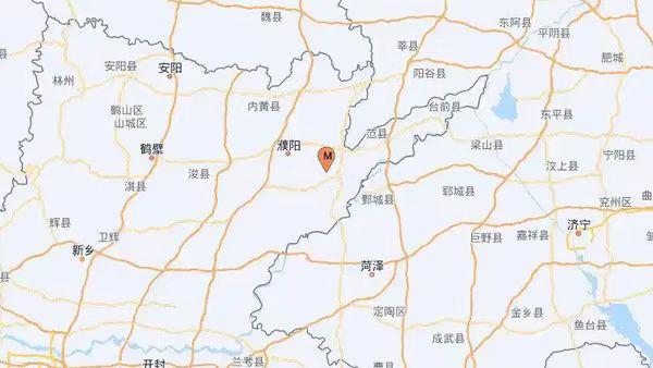 河南濮阳县发生3.2级地震 震源深度10千米 属地应急部门排查处置到位