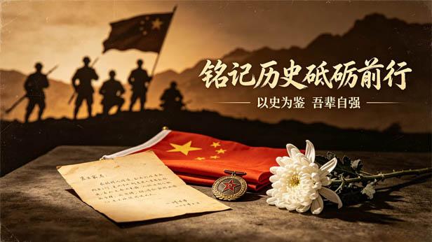 铭记历史砥砺前行，以抗战精神激扬时代力量